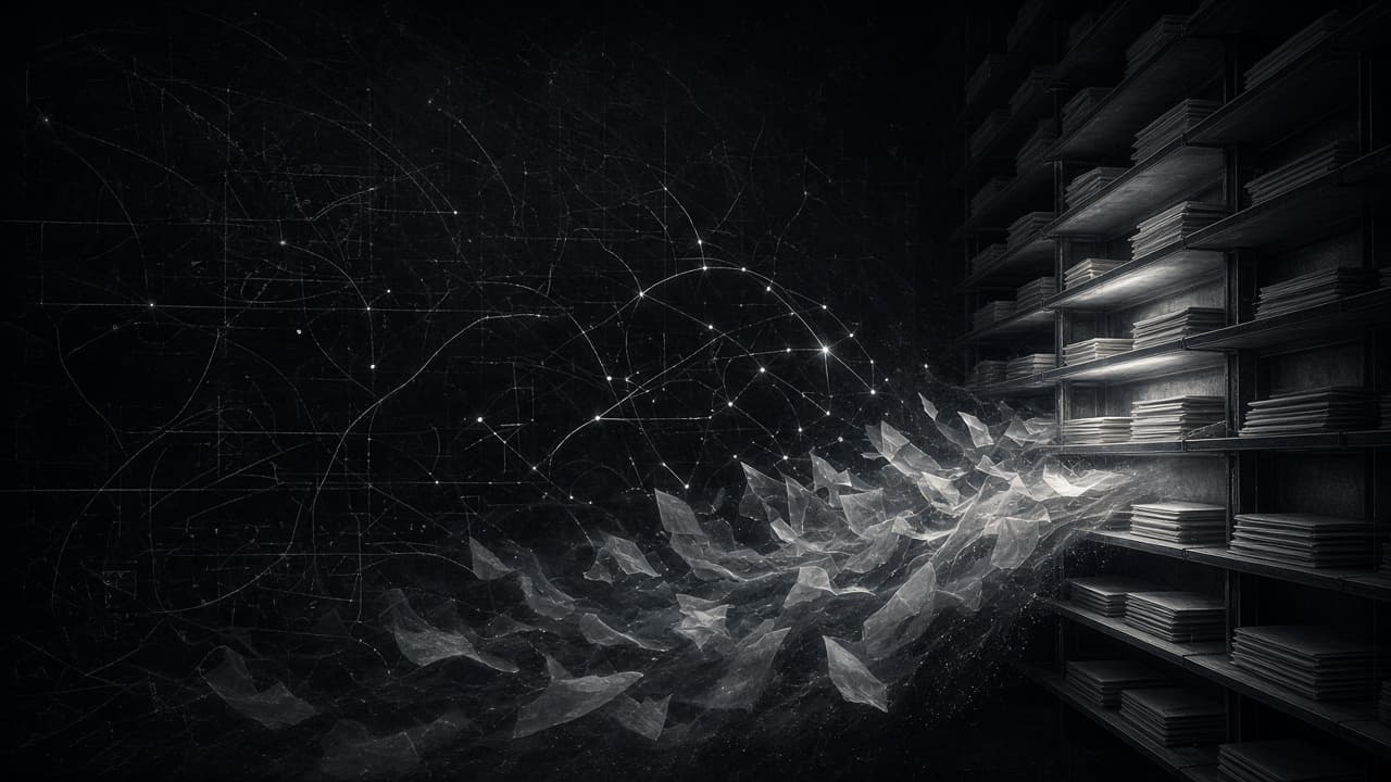 Chalk-white curves and sparse luminous proof nodes in a graphite archive of light